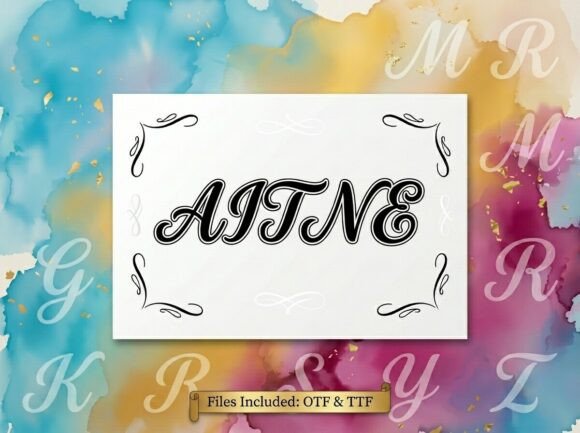 Aitne: A Premium Script Handwritten Typeface for Modern Campaigns