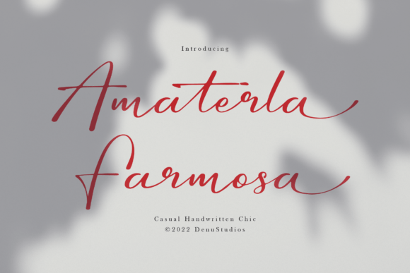 Amaterla Farmosa Font: Elevate Your Brand Identity
