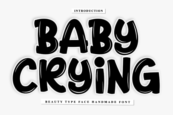 Baby Crying: A Rhythmic Script Font for Editorial Design