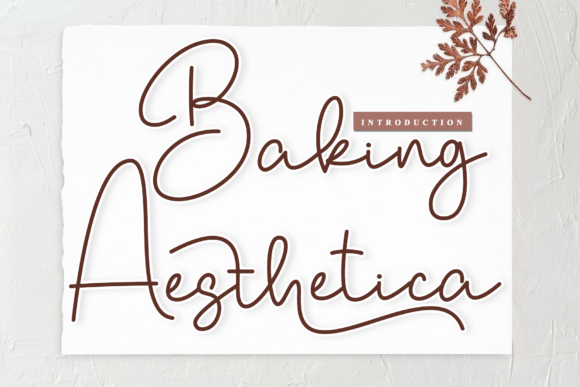 Baking Aesthetica: The Script Font for Scroll-Stopping Content