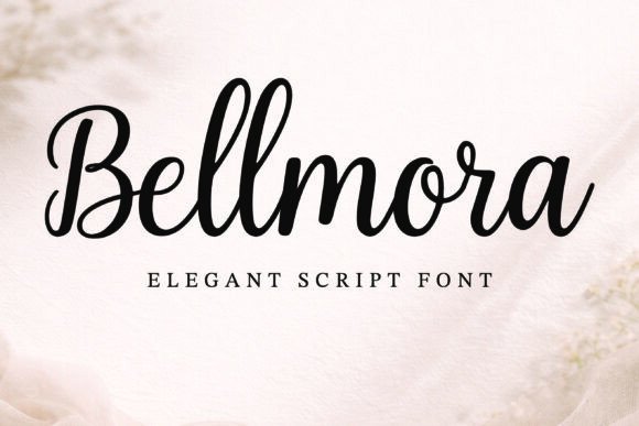 Bellmora Script Font for Elegant Handmade Designs