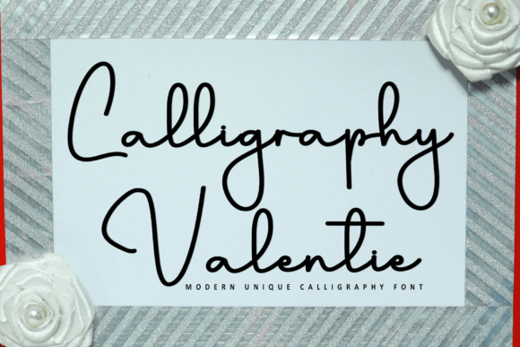 Calligraphy Valentie Typeface for Web Design