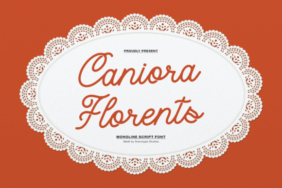 Caniora Florents: A Vintage Script Typeface for Branding