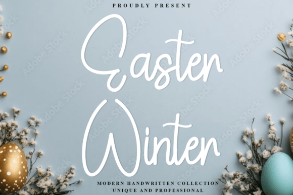 Easter Winter Script Font for Elegant Campaigns