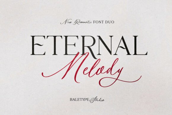 Eternal Melody Duo Font for Elegant Branding
