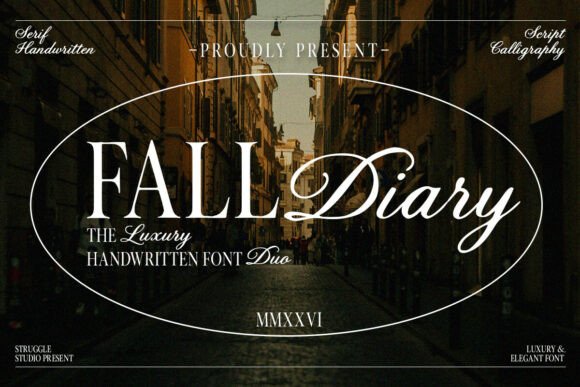 Fall Diary: A Premium Script Font for Editorial Design