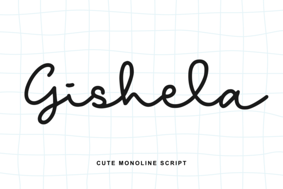 Gishela: A Refined Script Font for Web Design