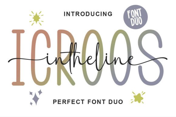 Icroos Intheline Font for Handmade Brands
