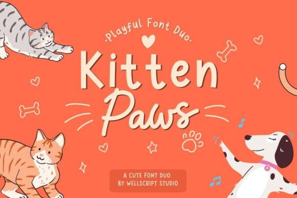 Kitten Paws: A Playful Typeface for Branding