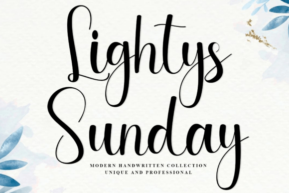 Lightys Sunday Font for Modern Web Design
