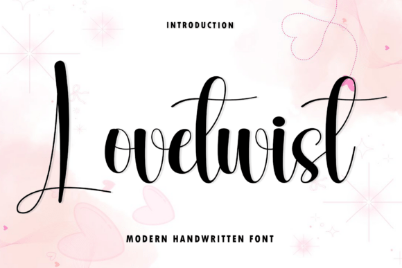Lovetwist: A Modern Script Typeface for Campaigns