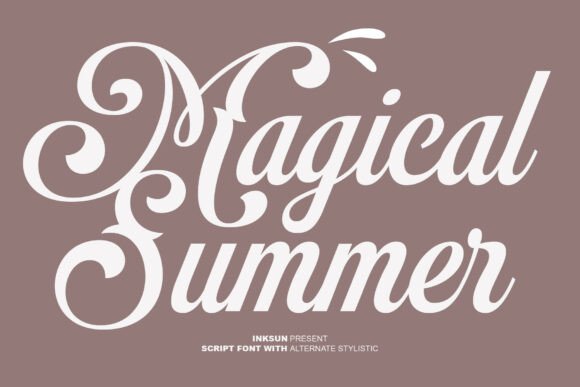 Magical Summer Typeface for Bold Web Headers