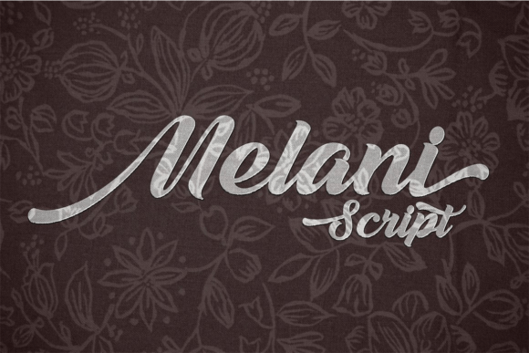 Melani: The Bold Script Font for Crafters