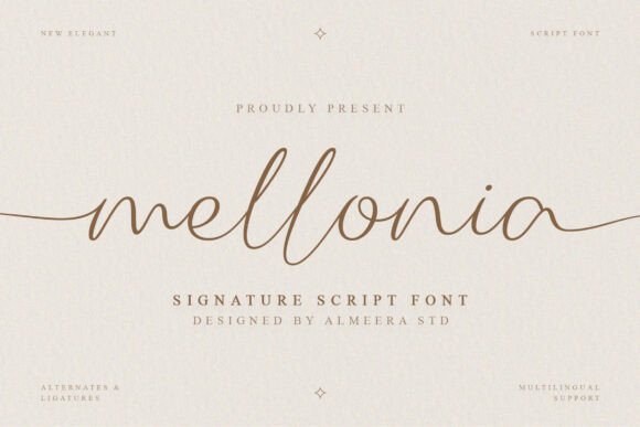 Mellonia: The Elegant Script Font for Branding
