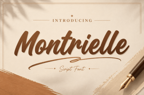 Montrielle Typeface for Modern Campaign Design