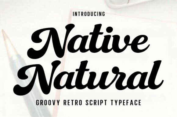 Native Natural Typeface for Warm Branding