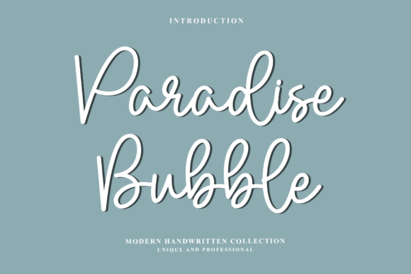 Paradise Bubble Font for Elegant Branding