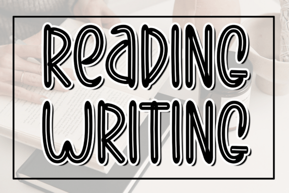 Reading Writing Font for Elegant Campaigns