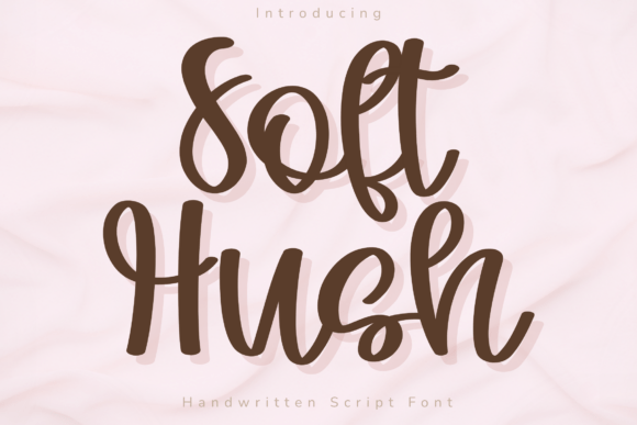 Soft Hush: A Calm Script Typeface for Modern Editorial Design