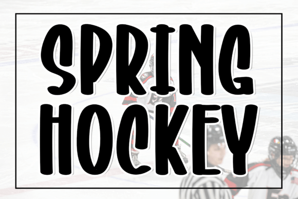 Spring Hockey: A Fluid Script Typeface for Modern Editors