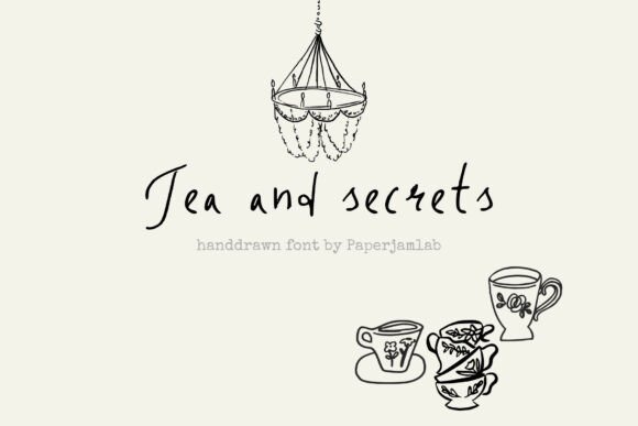 Tea and Secrets Typeface for Elegant Branding