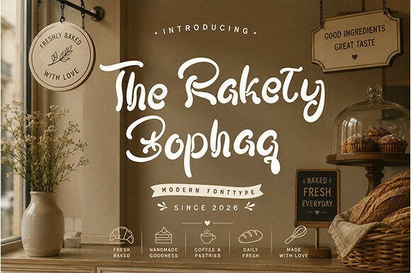The Rackety Bophaq: A Playful Script Font for Editors