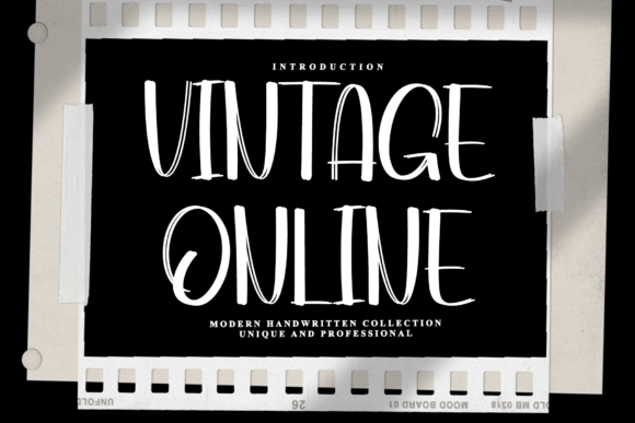 Vintage Online Font for Professional Branding