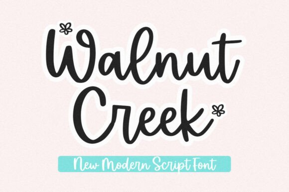 Walnut Creek Typeface for Elegant Campaigns