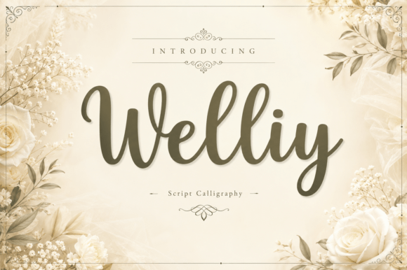 Welliy: A Modern Script Font for Digital Brands